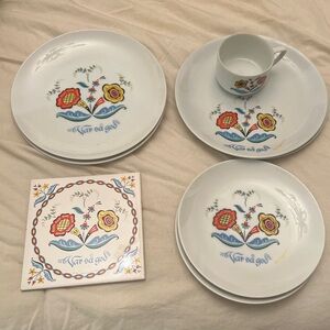 7 pieces BERGGREN TRAYNER Var så god dishes